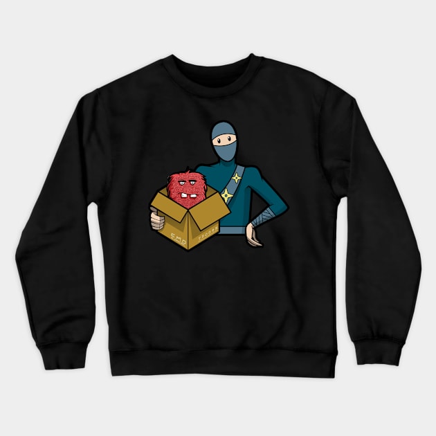 Buddy Ninja Crewneck Sweatshirt by urban_ninja